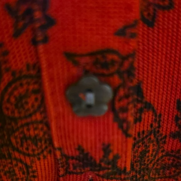 Secret Treasures Red Floral Lace Robe. Really Soft - Picture 6 of 16